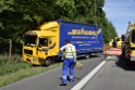 LKW in Boeschung A 3 Rich Frankfurt Hoehe Roesrath Lohmar P197